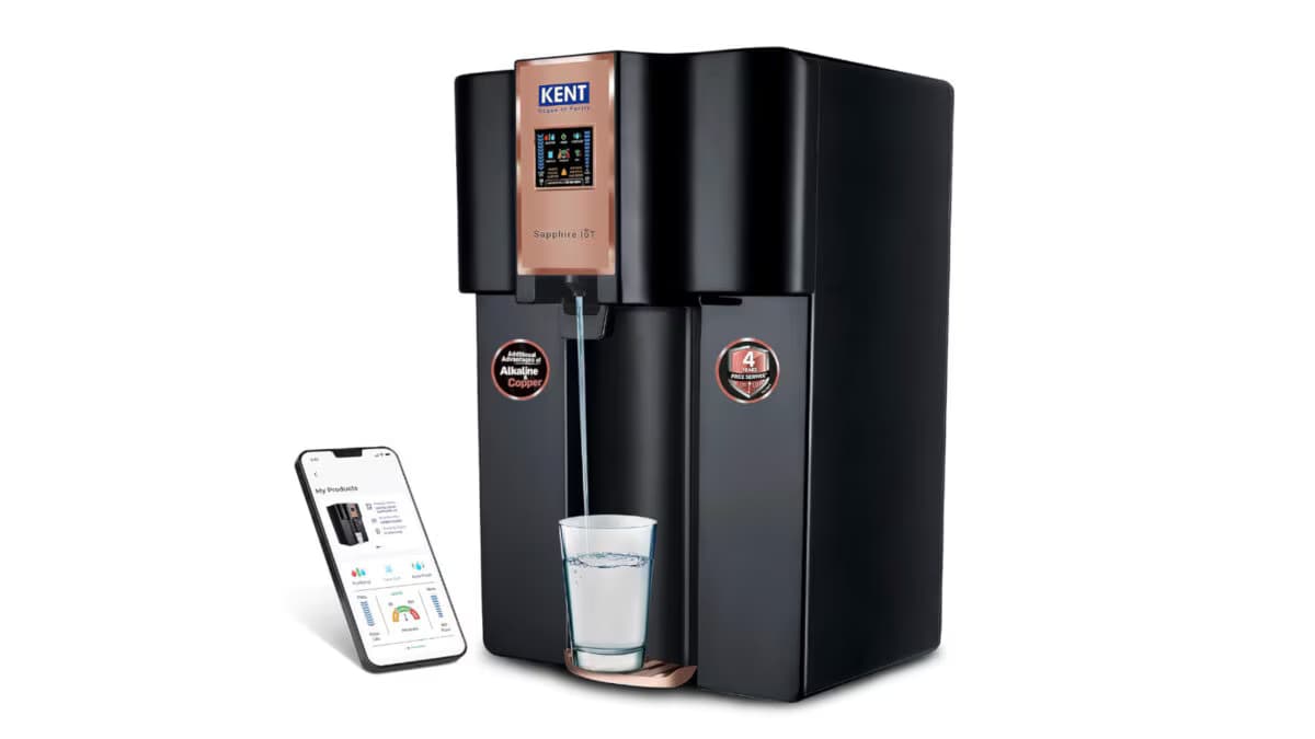 KENT Launches Sapphire IoT Water Purifier Priced at Rs 28,000