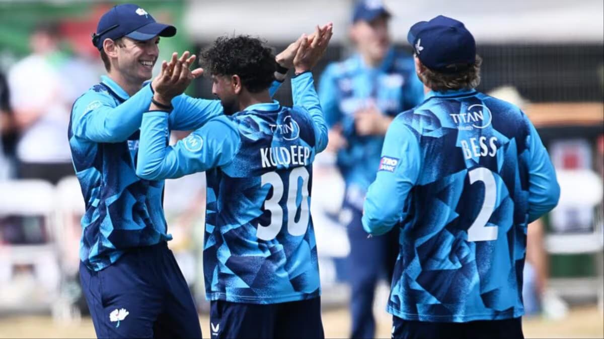 Kuldeep Yadav Shines on Yorkshire Debut with Two Wickets in One-Day Cup