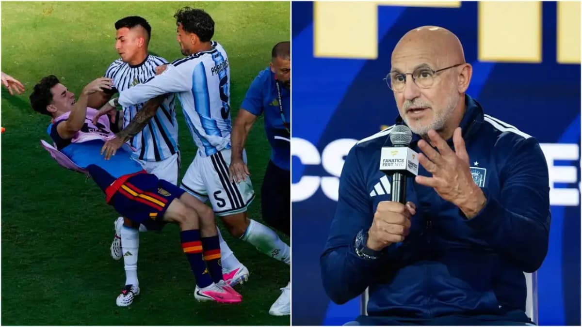 Spain Coach Criticizes Argentina for Post-Match Brawl at World Cup Final