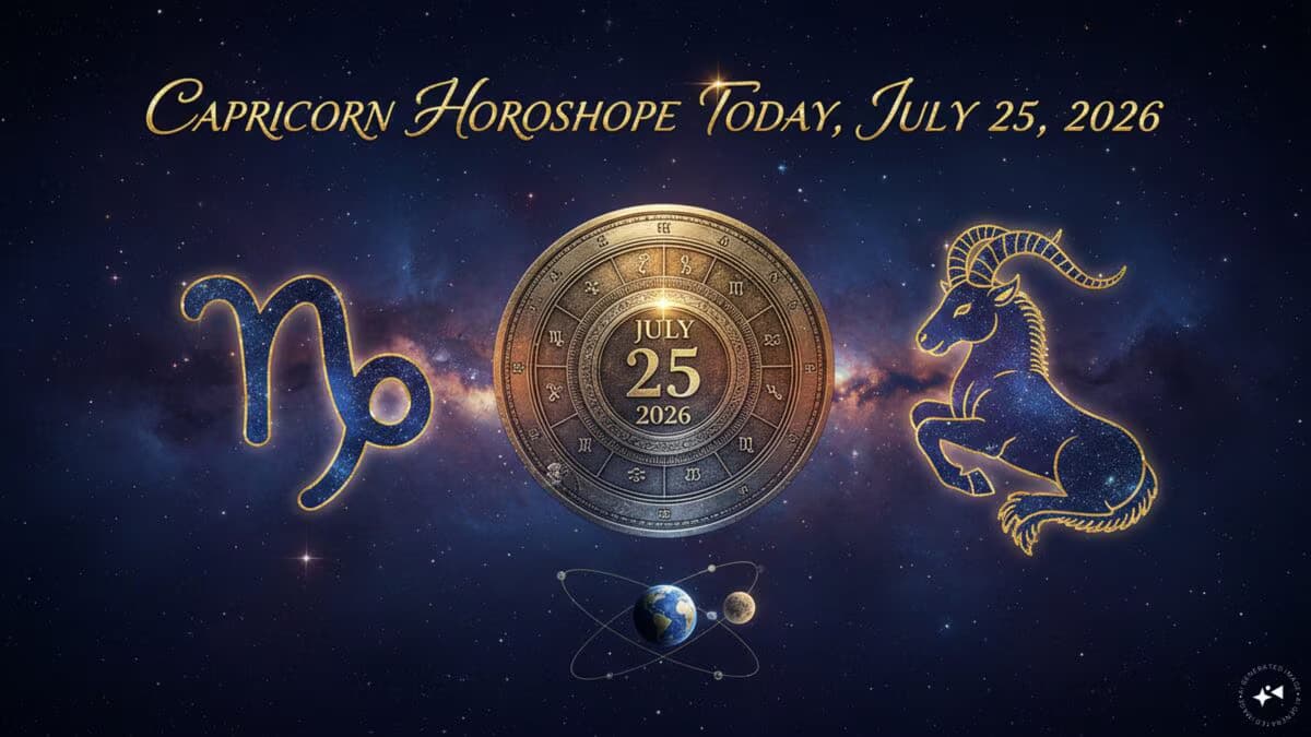 Capricorn Daily Horoscope for July 25, 2026: Financial Focus and Career Growth