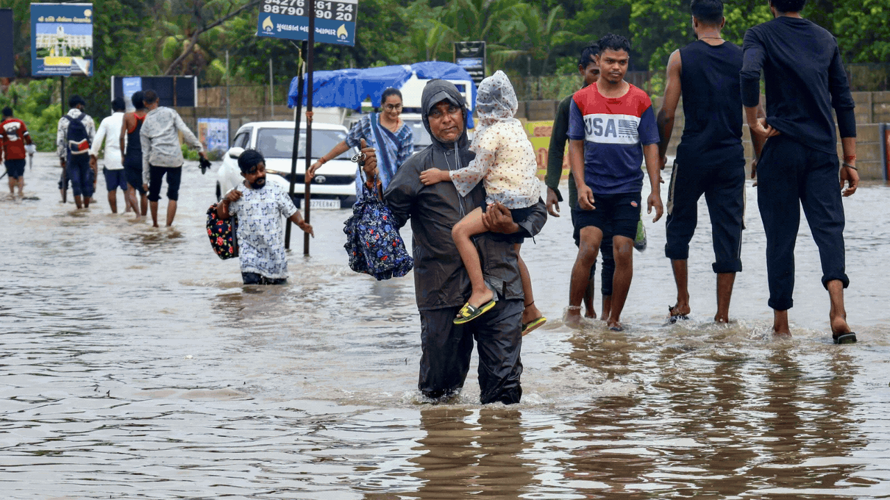 Ahmedabad Faces Severe Flooding as Rains Wreak Havoc in Gujarat