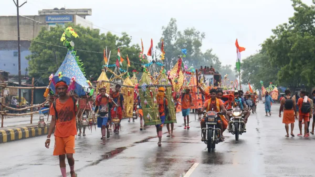 Political Tensions Rise Over Kanwar Yatra Traffic Management in Uttar Pradesh