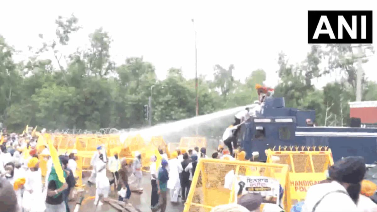 Chandigarh Sees Clash as Protesters Demand Release of Amritpal Singh
