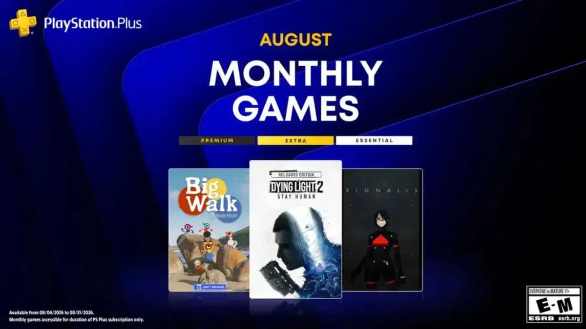 PlayStation Plus August 2026 Games: Dying Light 2 and More