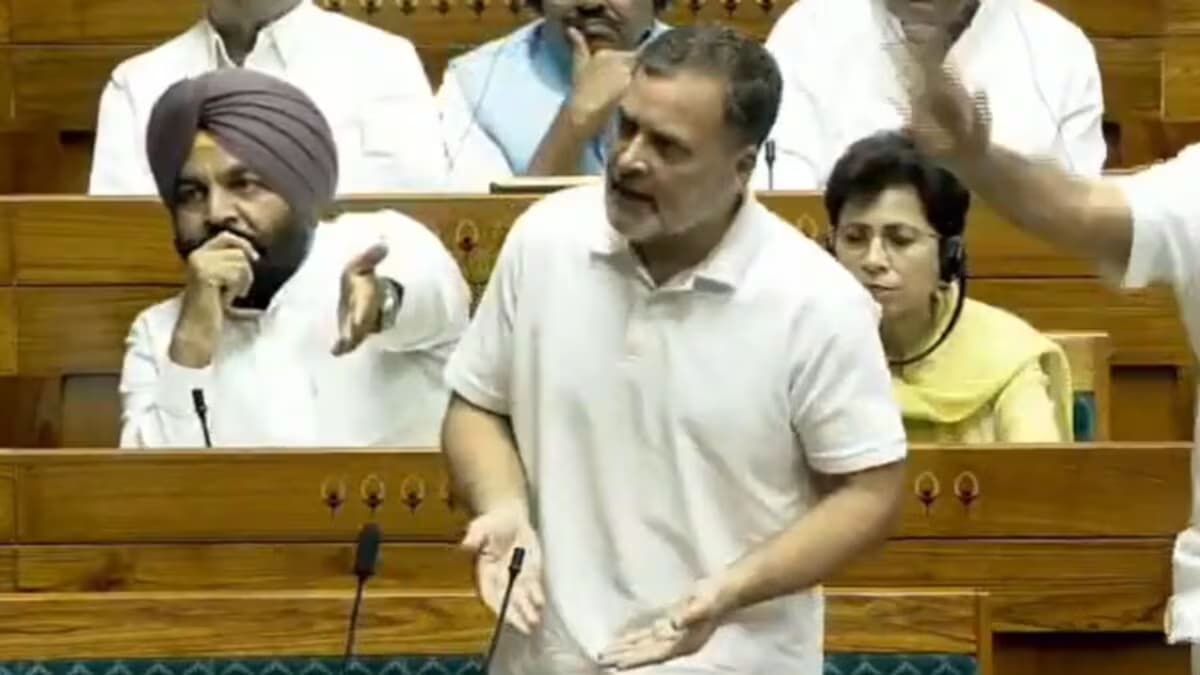 Rahul Gandhi Criticizes RSS Influence on Education in Lok Sabha Debate