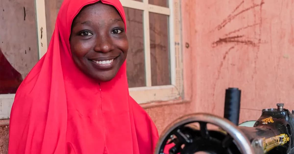 Nigerian Mother Finds Hope in Sewing After Losing Family to Violence