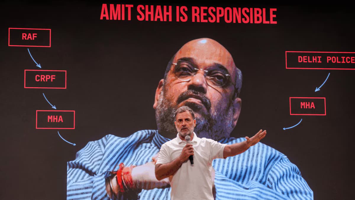 Rahul Gandhi Criticizes Amit Shah Over Student Protest Violence