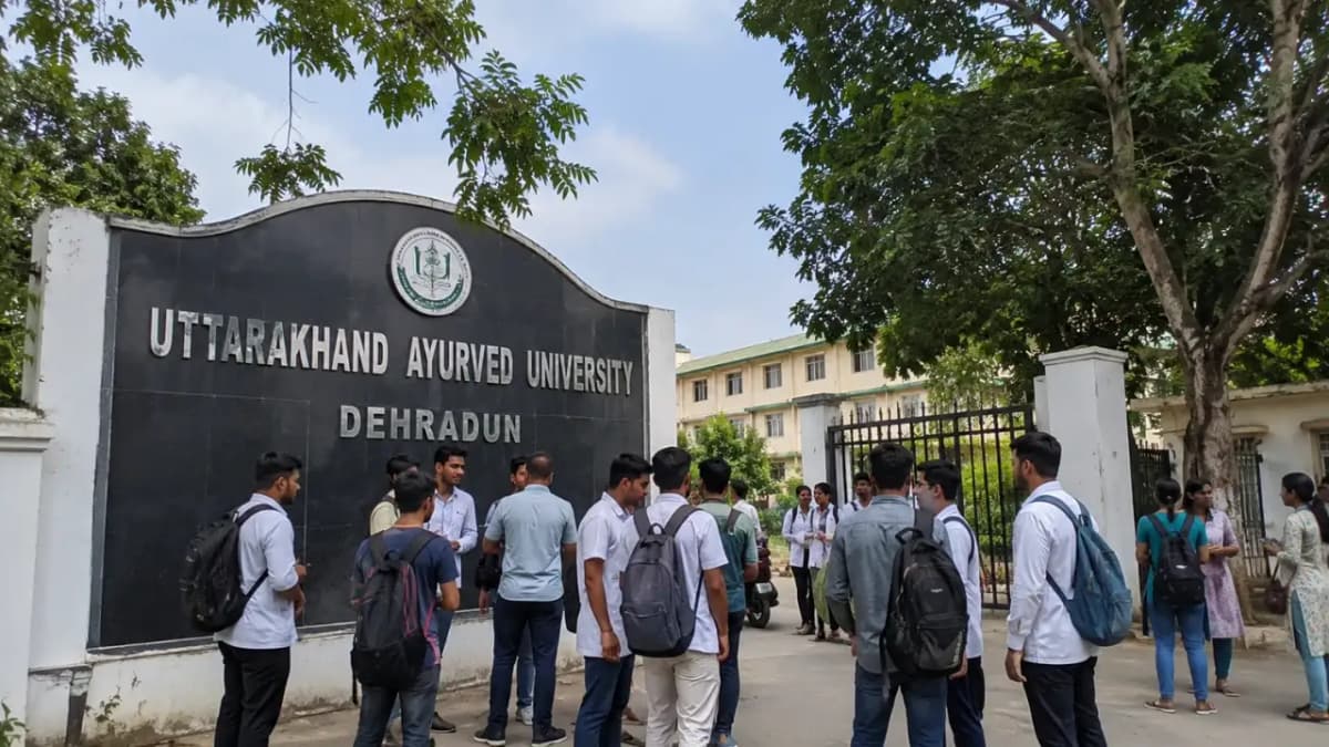 Uttarakhand Ayurved University Students Protest Delayed Exam Results