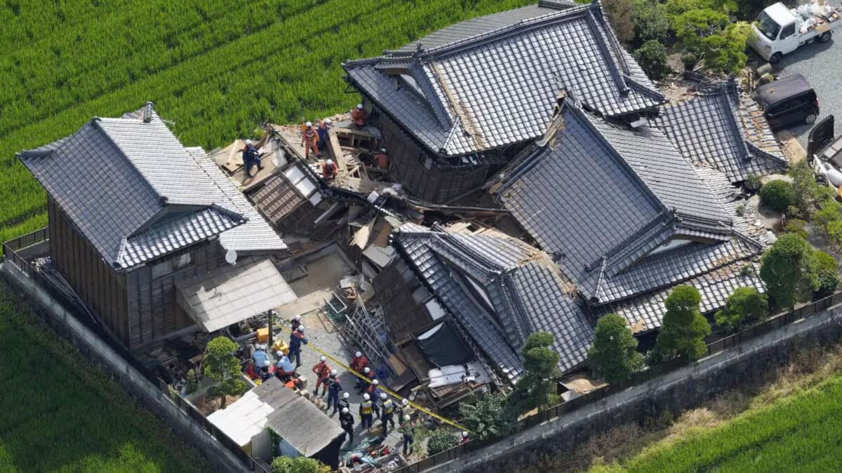 Death Toll Rises to 34 in Japan Earthquake as Heatwave Hits Survivors