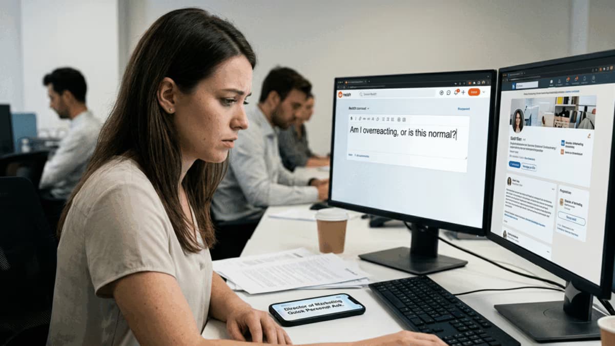 Employee Questions Manager's Use of Office Resources for Personal Social Media