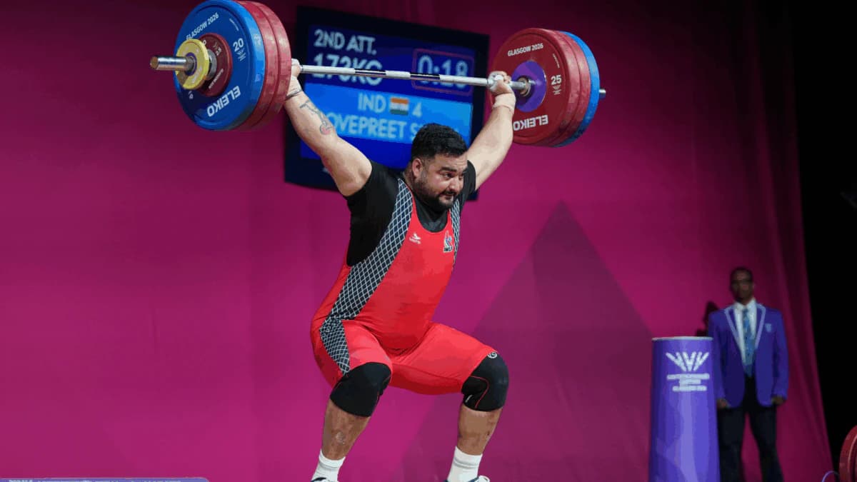 Lovepreet Singh Wins Silver in Weightlifting at 2026 Commonwealth Games