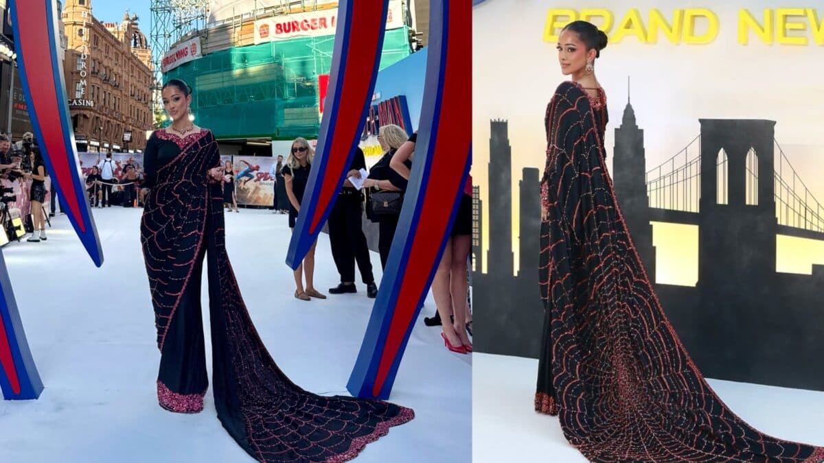Desi Fashion Takes Center Stage at Spider-Man Premiere in London