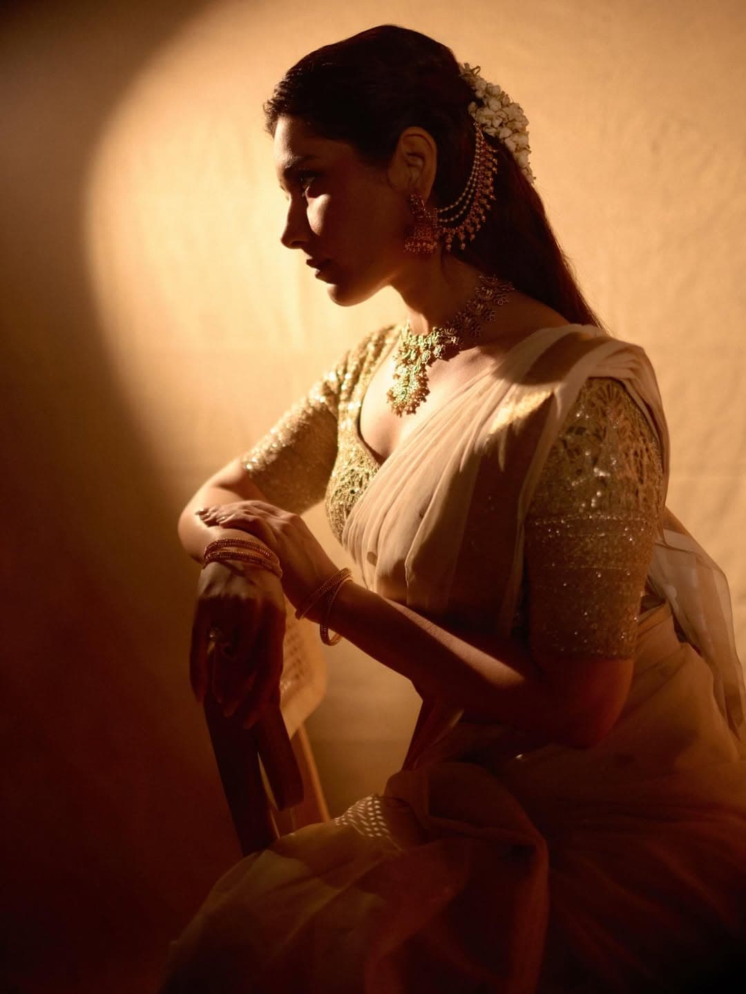 Raashii Khanna Shared Her Latest Beautiful Saree Photos